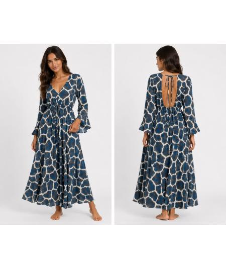 PRUNE ROBE LONGUE